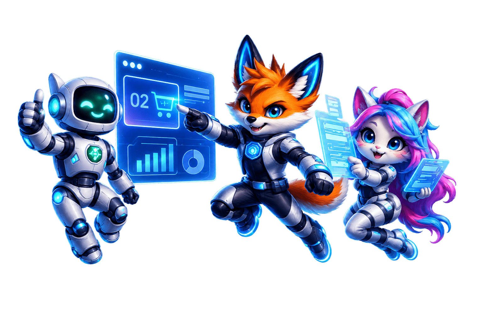 Ilustração Pixel Pronto